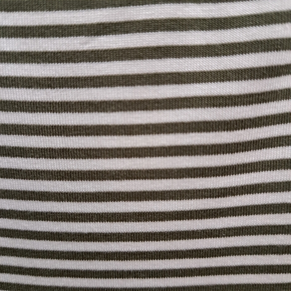 Miiyu | Simons PJ's Striped Sleep Dress V-neck Women's XL Embroidered Pyjama - Picture 11 of 14